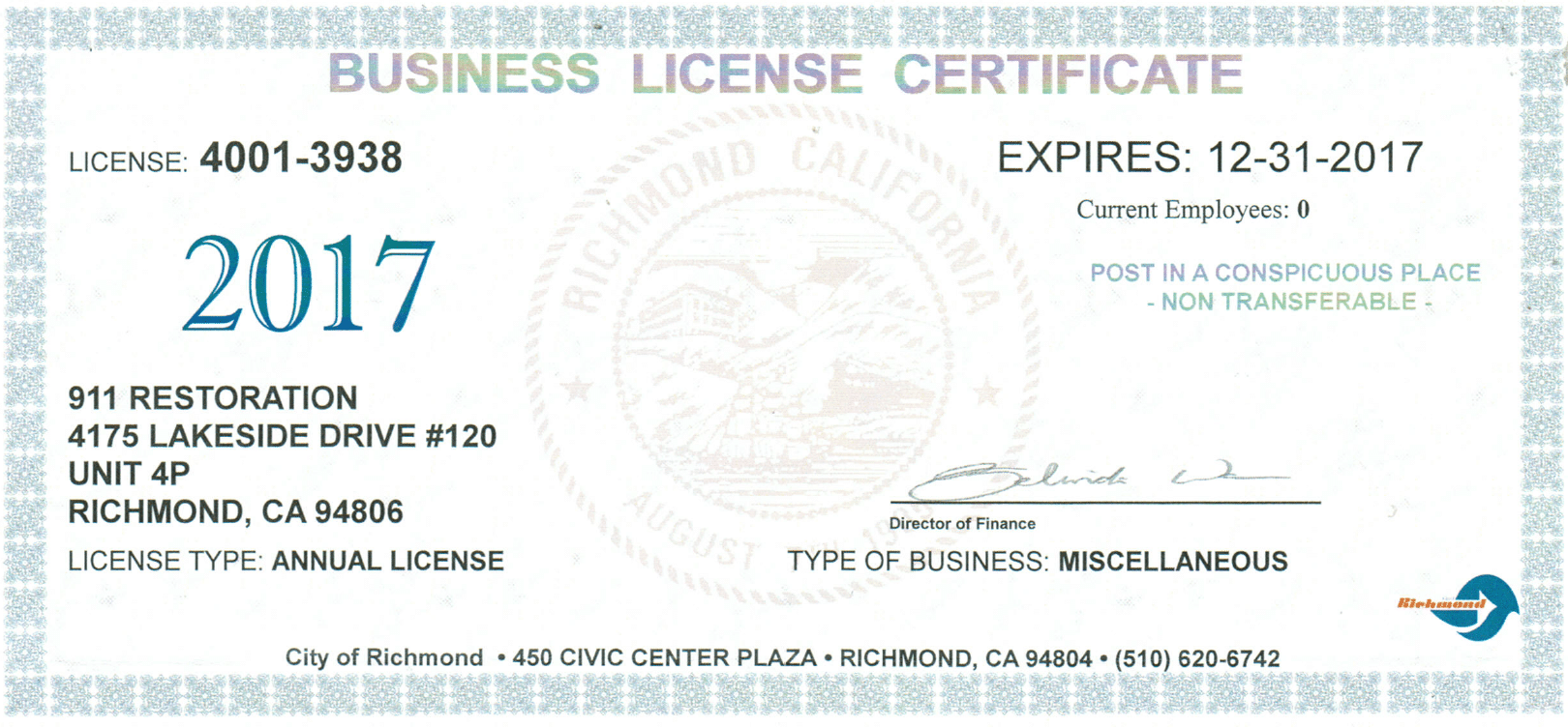 Business License Lookup Ventura County Darrin Kenney's Templates